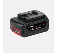 Batterie de remplacement au lithium-ion 18V 4Ah pour outils électriques sans fil, batterie à insertion directe, batterie rechargeable 18650