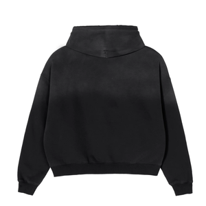 Sudadera con Capucha Personalizada Vintage de Corte Regular, 100% Algodón, Peso Pesado, para Hombre, Invierno, Teñido Liso, 380 Gramos, Lavado Ácido, Efecto Desgastado - Product Image 2