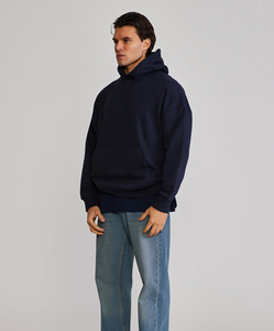 Sudaderas con Capucha Personalizadas al por Mayor de Alta Calidad con Logotipo Personalizado, 400G, 100% Algodón, Felpa Gruesa, Tallas Grandes para Hombre - Product Image 6