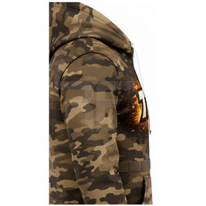 Sudadera con Capucha Ecológica y Sostenible de Algodón Orgánico Reciclado, Lavada con Piedras, Tratada con Enzimas, Suave al Tacto - Product Image 4