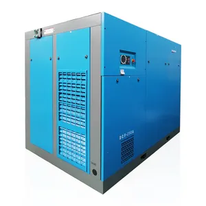 General Industry 250 kW Siemens Motor Variable Speed Screw Air Compressor 350HP