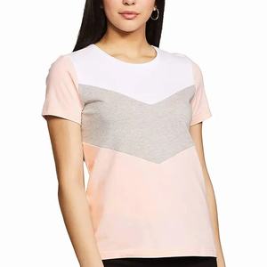 Nouvelle Arrivée 2026 – T-shirt uni à col rond pour femme 100 % coton, style streetwear, fournisseur OEM de hauts à manches courtes - Product Image 1