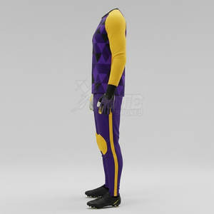 Suministro al por Mayor de Equipaciones de Portero de Fútbol con Tela Resistente y Estilo Clásico Simple para Equipos - Product Image 5