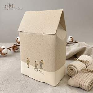Customized Kraft Paper Gift Box With Window 17x12x6cm Self Erecting Rectangle Design For Craft Packaging - Product Image 5