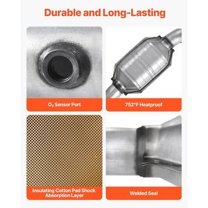 Convertidor Catalítico Compatible con Cadillac Escalade/Chevy Avalanche Silverado para Suburban Tahoe/GMC Sierra 4.3L 4.8L - Product Image 5