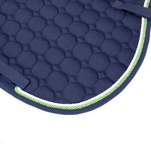 Best Quality Eco-friendly Material Factory Directly Dressage Riding Horse Saddle <b>Pads</b> Wholesale Cotton Satin Numnah Blanket <b>Foam</b> - Product Image 3