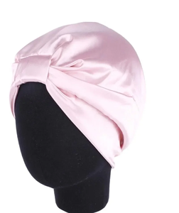 Bonnet de nuit en soie de mûrier 100% naturelle, pour protéger les cheveux, pour femmes et filles - Product Image 4