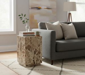 โต๊ะข้างหินอ่อนสไตล์มิดเซ็นจูรี่โมเดิร์นสำหรับการสั่งซื้อจำนวนมาก - Product Image 2