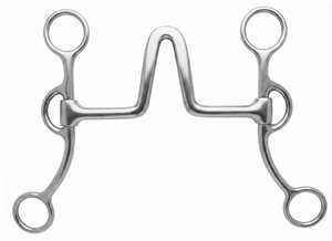 Mors de cheval en acier inoxydable de haute qualité pour l'équitation western, mors de dressage argenté pour l'entraînement équestre - Product Image 2