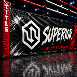 Promotional Boxing Ring Side Skirt <b>Banner</b> for Sports Venues and Events Premium Quality <b>Banners</b> By Superior international - Product Image 4