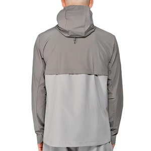 Ensemble survêtement coupe-vent léger en nylon imperméable de couleur unie pour homme, avec logo personnalisé – Meilleures ventes - Product Image 4