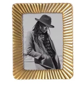 Exclusive Finish Metal Glass Photo <b>Frame</b> Premium Photo Holder Elegant <b>Frame</b> Modern Home Interior Decor Item - Product Image 1