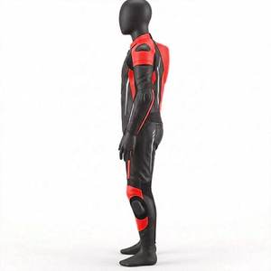 Combinaison de moto en cuir pour adultes, été, imprimée, respirante, manches longues, personnalisable, protection unisexe 360g, OEM/ODM sur mesure - Product Image 2