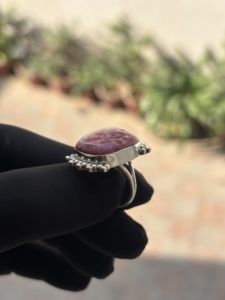 Women's Handmade Bohemian Style High Quality <b>Statement</b> <b>Ring</b> Natural Gemstone Designer 925 Sterling <b>Silver</b> Bezel Setting Party - Product Image 3