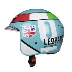 XH26 ROYCE CASQUE HAUTE QUALITÉ 2025 DOT CASQUE CASCO VINTAGE GRAPHIQUE OUVERT FACE CASQUE AVEC VISIÈRE FABRIQUÉ AU VIETNAM 2025 - Product Image 2