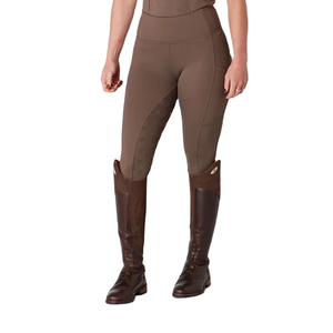 Women High Waist Full Length Equestrian Riding Pants With Pockets Knitted Spandex Nylon Four-Way Stretch Solid Color - Product Image 1
