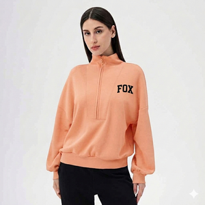 เสื้อไหมพรมคอสูงสำหรับผู้หญิง แขนยาว ทรงหลวม สวมใส่สบาย เหมาะสำหรับลุคสบายๆ ในช่วงฤดูใบไม้ร่วงและฤดูหนาว - Product Image 3
