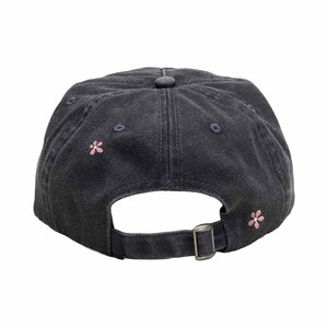 Black Denim Baseball Cap 6-Panel Vintage Embroidered Floral Distressed Unisex Adjustable <b>Hat</b> Spring <b>Summer</b> Casual Style - Product Image 3
