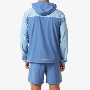 Reasonable Price Best Selling Windbreaker Hoodies Short Set For Adult High Quality Casual Wear Windbreaker Hoodies Short Set - Product Image 2
