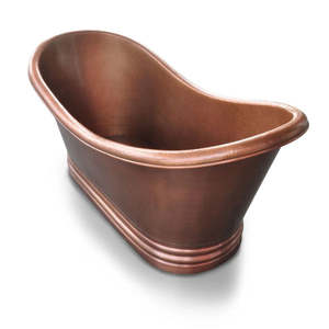 Bañera Antigua de Cobre Puro Martillado con Diseño Tradicional Ovalado, en Oferta, a Precio de Mayoreo - Product Image 2