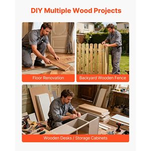 Taglierina per Pavimenti in Vinile da 12 Pollici con Pietra Abrasiva in Acciaio D2, Spessore 10mm, Taglierina per Pavimenti Laminati da 10g con Guida Angolata e Impugnatura in Gomma - Product Image 5