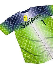 Último Diseño de Camiseta de Béisbol con Escamas de Pez, Camiseta de Béisbol de los Gwinnett Stripers, Talla Única, Uniforme de Béisbol - Product Image 6