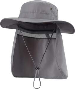 Casquette de pêcheur unisexe à séchage rapide pour toutes les saisons, pliable, en nylon, avec rabat pour le cou, en toile Oxford, 54-56 cm, pour la pêche en plein air - Product Image 5