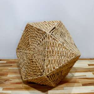 K-VietNam beau coussin de jonc de mer naturel tissé à la main pouf Otttoman pouf de méditation en gros du fournisseur King Craft Viet - Product Image 2