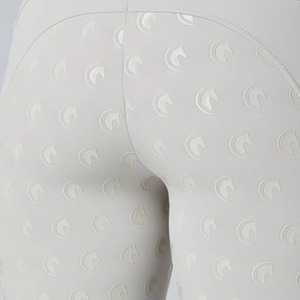 Leggings d'équitation pour femme en promotion, vêtements d'équitation sur mesure, collants de course avec fente en silicone intégrale et poche latérale - Product Image 6