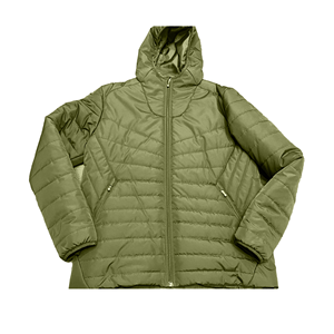Veste matelassée à capuche pour homme, coupe-vent, fermeture éclair, couleur unie, manteau d'hiver décontracté, coupe régulière, rembourrage en polyester, vêtements d'extérieur - Product Image 3