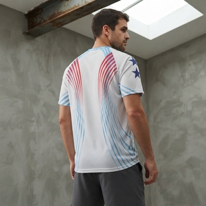 Ensemble de tenue de boxe MMA à séchage rapide, maillot de sport à manches courtes, shorts, équipement d'entraînement, vêtements de combat en polyester - Product Image 3