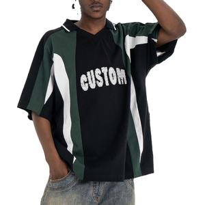 Camisetas Extra Grandes de Alta Calidad OEM para Hombre, Cuello Redondo, Estilo Urbano, Algodón, Camiseta Extra Grande para Hombre - Product Image 1