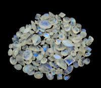 Pierre de lune arc-en-ciel facettée de haute qualité, pierres en vrac pour la fabrication de bijoux, tailles et formes personnalisées disponibles