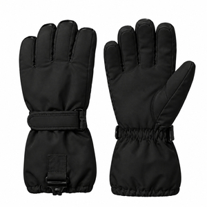 VELANO HIDES Gants de ski en cuir imperméables et respirants pour snowboard, coupe-vent, doigts entiers, fermeture réglable au poignet avec boucle auto-agrippante - Product Image 4