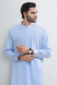 Customized Material Made High Quality <b>Men's</b> Salwar Kameez 2 Piece <b>Kurta</b> Set Moisture Wicking Quick Dry Traditional Casual Formal - Product Image 2