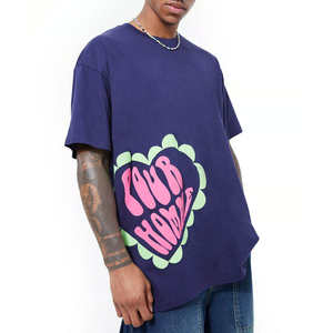 Camisetas de Hombre al por Mayor Ecológicas 100% Algodón, Impresión Puff Personalizada, Diseño Gráfico, Cuello Redondo, Manga Corta, Calidad Premium - Product Image 1