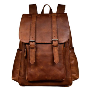 Mochilas de cuero para hombre y mujer, elegantes y a la moda, con diseño sólido, en venta. - Product Image 1