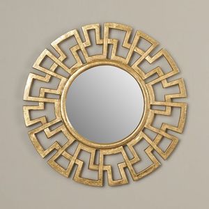 Miroir mural en métal de qualité supérieure, design géométrique moderne pour la réception de bureau et la décoration intérieure d'hôtel - Product Image 1