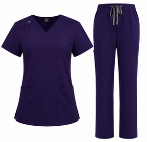 OEM High Quality Custom New Manufacturers Men Nurse <b>Doctors</b> <b>Sets</b> Scrub Designer Women Uniform Wholesale Medical Scrubs - Product Image 3