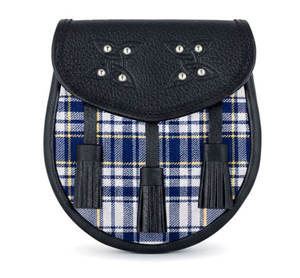 Sporran Tradicional Escocés Ecológico para Vestimenta Highland de Golden Crown - Product Image 1