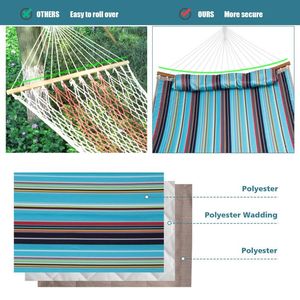 Hamaca Exterior con Almohada Desmontable y Diseño Confortable - Product Image 4