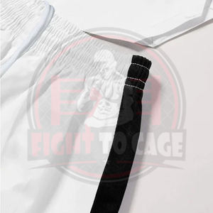 Uniforme de Karate y Freestyle Blanco con Negro, Duradero, de la Más Alta Calidad, Uniforme de Kickboxing Freestyle Más Vendido - Product Image 6