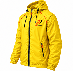 Chaqueta de Seguridad para Motocicleta con Capucha Amarilla, Reflectante, Impermeable, Transpirable, con Cremallera, para Ciclismo, Running y Actividades al Aire Libre, Unisex - Product Image 2
