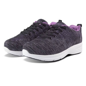 รองเท้าถักแบบลำลองพร้อมตาข่ายใส่สบายด้านบนน้ำหนักเบาก่อสร้างดูดซับแรงกระแทกพื้นรองเท้ายางออกแบบได้ตามต้องการ - Product Image 6