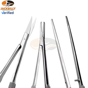 Ensemble de micro-pinces et ciseaux, 3 pièces, instruments chirurgicaux orthopédiques, acier inoxydable résistant à la corrosion, haute précision, manuel - Product Image 3