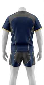 Ensemble d'uniformes de rugby durables pour jeunes, maillot et short de rugby pour l'entraînement des équipes scolaires - Product Image 3