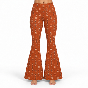 Bell Bottom <b>Legging</b> Offers Comfortable Stretch Smooth Texture And Easy Movement For Exercise Fitness And Modern Everyday Wear - Product Image 1