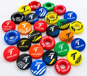 ที่กันกระแทกซิลิโคน TOPLINE แบบกลมหลากสี สำหรับออกกำลังกาย ทนทาน กันกระแทก อุปกรณ์เสริมไม้เทนนิสพาเดล - Product Image 1