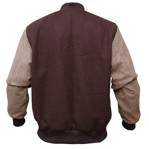 Chaqueta Letterman de Invierno con Logotipo Personalizado en el Frente, 100% Lona de Algodón, de Alta Calidad, Superventas - Product Image 3