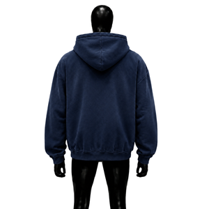 เสื้อฮู้ดลายกราฟิก Navy Angel สไตล์วินเทจ โอเวอร์ไซส์ สตรีทแวร์ ลายปีกสวรรค์ ผ้าวอช ทรงพูลโอเวอร์ เนื้อผ้าหนา แฟชั่น unisex เสื้อสเวตเตอร์ - Product Image 2